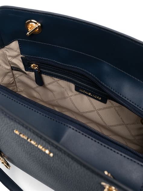 ebay michael kors large jet set navy with silver hardware|Michael Kors outlet jet set.